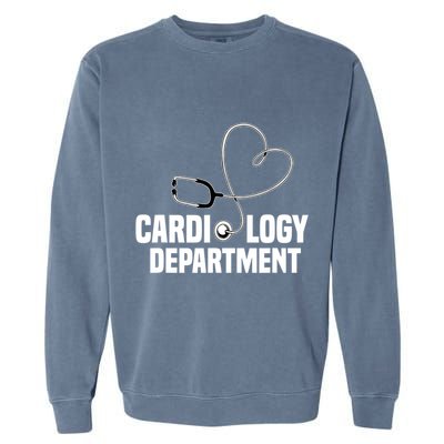 Cardiology Department Stethoscope Heart Surgeons Surgery Garment-Dyed Sweatshirt