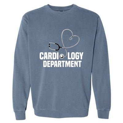 Cardiology Department Stethoscope Heart Surgeons Surgery Garment-Dyed Sweatshirt