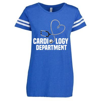 Cardiology Department Stethoscope Heart Surgeons Surgery Enza Ladies Jersey Football T-Shirt