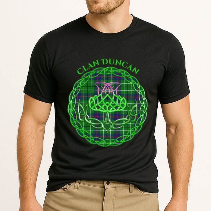 Clan Duncan Scottish Tartan Celtic Thistle Performance Shirt