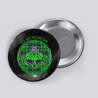 Clan Duncan Scottish Tartan Celtic Thistle Button