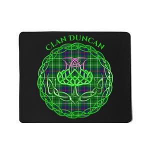 Clan Duncan Scottish Tartan Celtic Thistle Mousepad