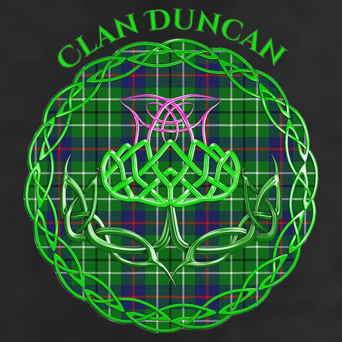 Clan Duncan Scottish Tartan Celtic Thistle Hat