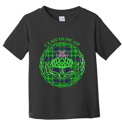 Clan Duncan Scottish Tartan Celtic Thistle Toddler T-Shirt