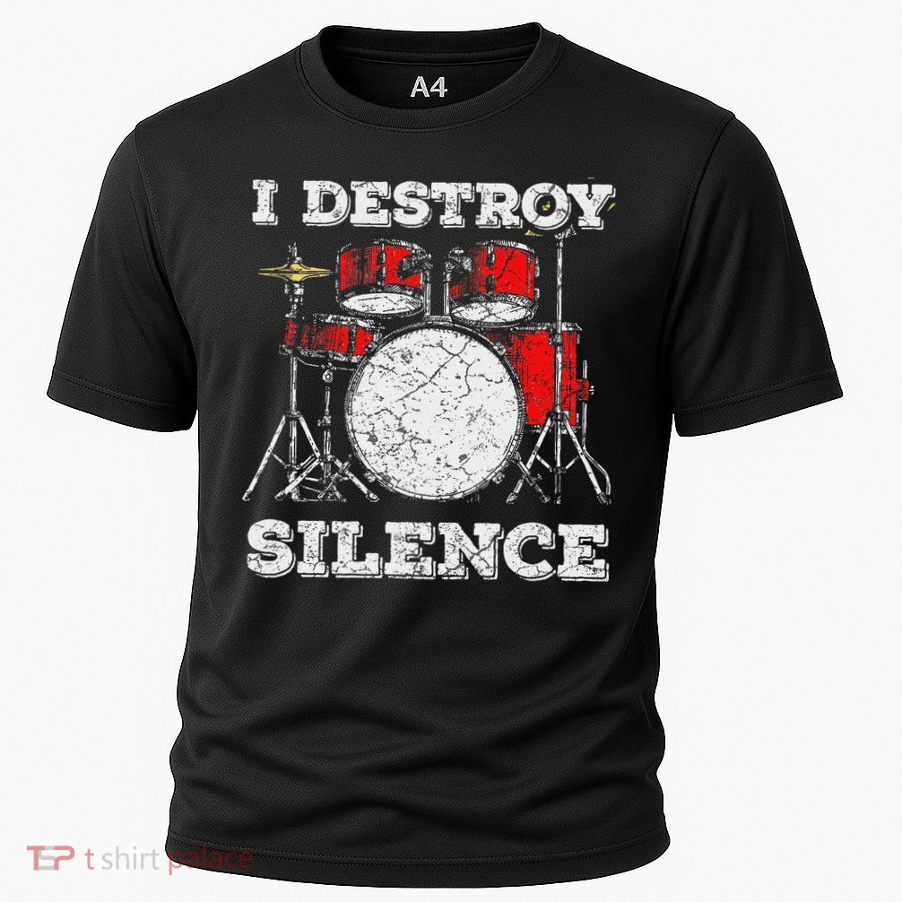 Cool Drummer Saying For A Percussionist And Drummer Cooling Performance Crew T-Shirt