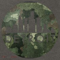 Camo Detroit Skyline Logo Cotton Canvas Backpack