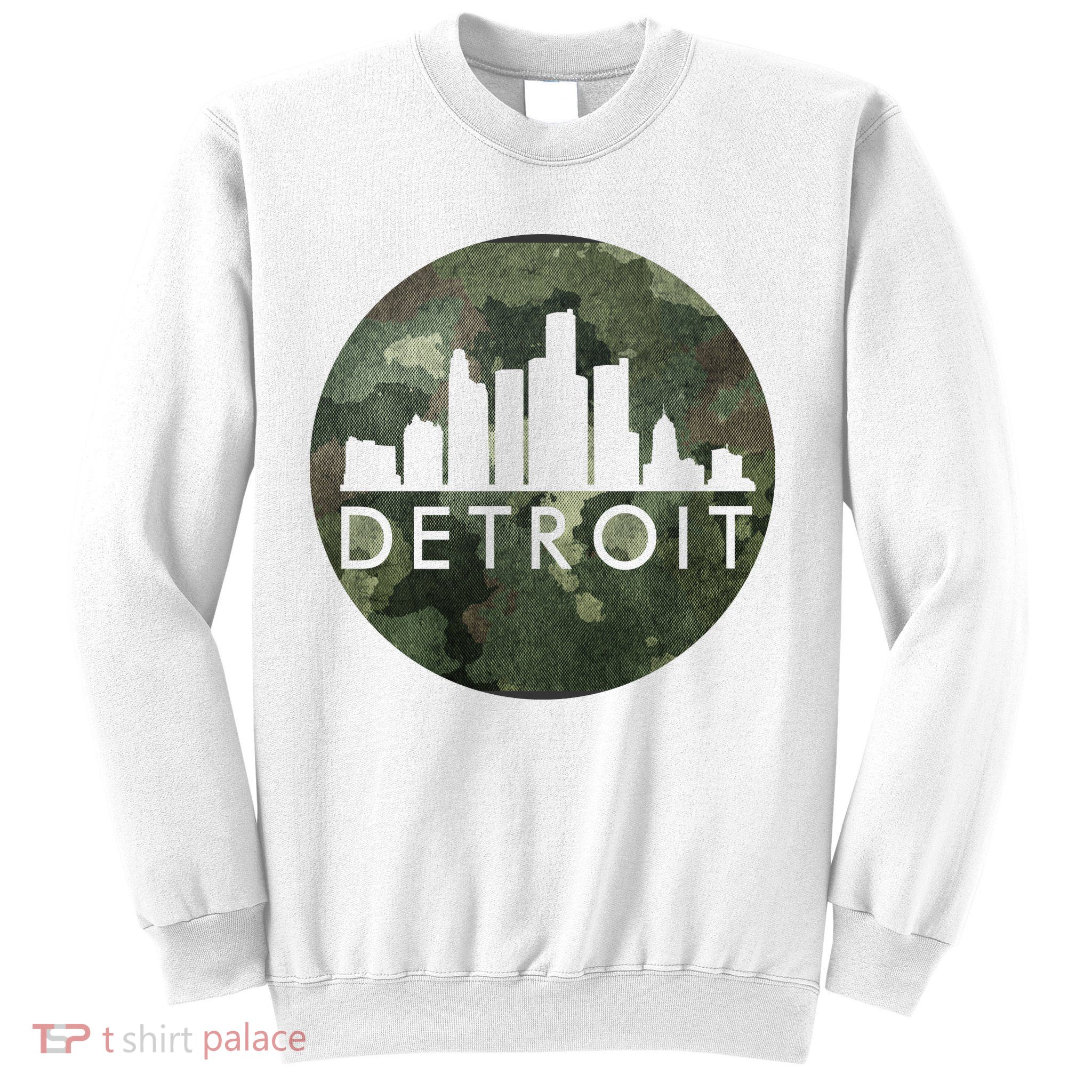 Camo Detroit Skyline Logo Sweatshirt