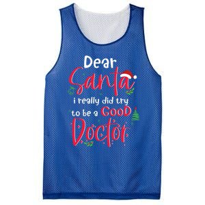 Christmas Doctor Santa Med Student Physician Novelty Gift Mesh Reversible Basketball Jersey Tank