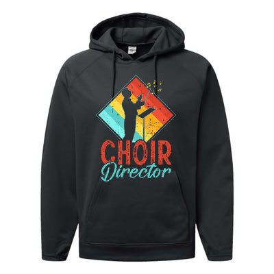 Choir Director Singer Music Group Teacher Choirs Performance Fleece Hoodie