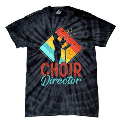 Choir Director Singer Music Group Teacher Choirs Tie-Dye T-Shirt