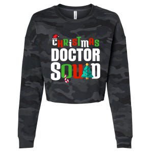 Christmas Doctor Squad Xmas Medical Student Unisex Great Gift Cropped Pullover Crew