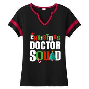 Christmas Doctor Squad Xmas Medical Student Unisex Great Gift Ladies Halftime Notch Neck Tee