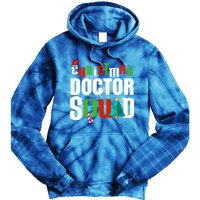 Christmas Doctor Squad Xmas Medical Student Unisex Great Gift Tie Dye Hoodie