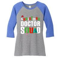 Christmas Doctor Squad Xmas Medical Student Unisex Great Gift Women's Tri-Blend 3/4-Sleeve Raglan Shirt