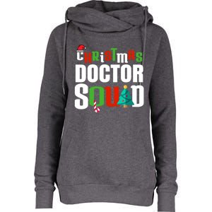 Christmas Doctor Squad Xmas Medical Student Unisex Great Gift Womens Funnel Neck Pullover Hood