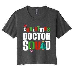 Christmas Doctor Squad Xmas Medical Student Unisex Great Gift Women's Crop Top Tee