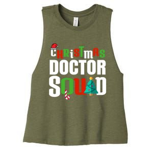 Christmas Doctor Squad Xmas Medical Student Unisex Great Gift Women's Racerback Cropped Tank