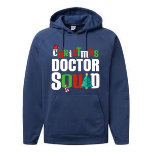 Christmas Doctor Squad Xmas Medical Student Unisex Great Gift Performance Fleece Hoodie