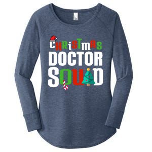 Christmas Doctor Squad Xmas Medical Student Unisex Great Gift Women's Perfect Tri Tunic Long Sleeve Shirt