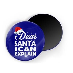 Christmas Dear Santa I Can Explain Funny Santa Claus Xmas Cute Gift Magnet