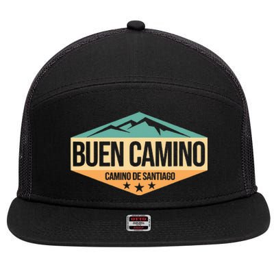 Camino de Santiago Way of St. James 7 Panel Mesh Trucker Snapback Hat