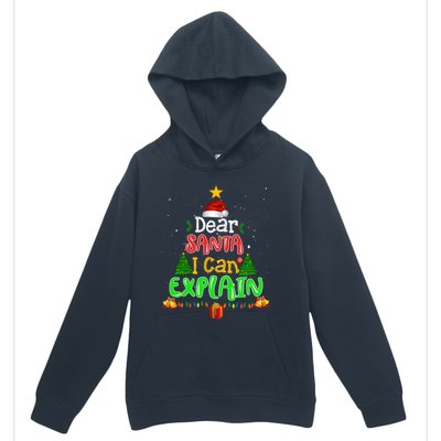 Christmas Dear Santa I Can Explain Funny Santa Claus Joke Meaningful Gift Urban Pullover Hoodie