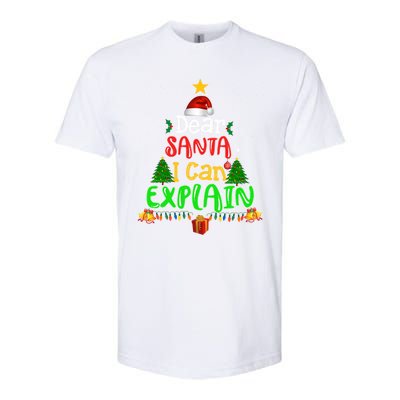 Christmas Dear Santa I Can Explain Funny Santa Claus Joke Meaningful Gift Softstyle CVC T-Shirt