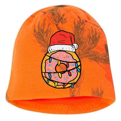 Christmas Donut Santa Cute Xmas Baking Baker Funny Funny Kati - Camo Knit Beanie