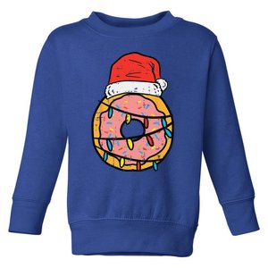 Christmas Donut Santa Cute Xmas Baking Baker Funny Funny Toddler Sweatshirt