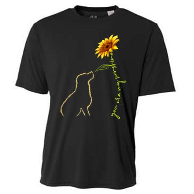 Cute Dog Shirt, You Are My Sunshine Dog Lover TShirt Cooling Performance Crew T-Shirt