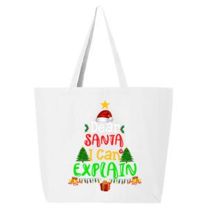 Christmas Dear Santa I Can Explain Funny Santa Claus Joke Gift 25L Jumbo Tote