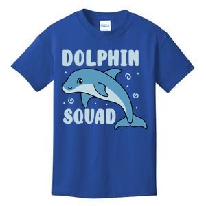 Cute Dolphin Squad Sea Animal Nature Gift Kids T-Shirt