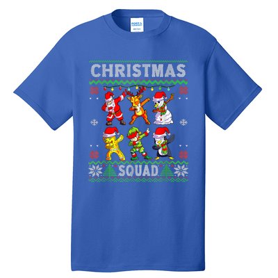 Christmas Dab Santa Friends Matching Family Christmas Squad Cool Gift Tall T-Shirt