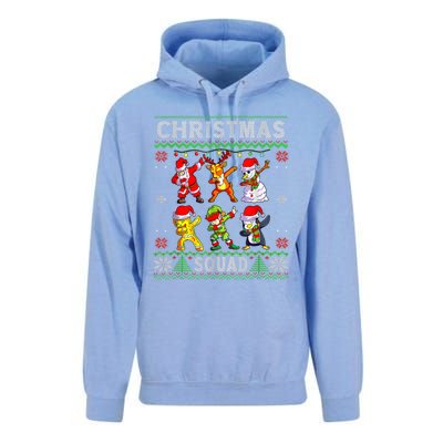 Christmas Dab Santa Friends Matching Family Christmas Squad Cool Gift Unisex Surf Hoodie