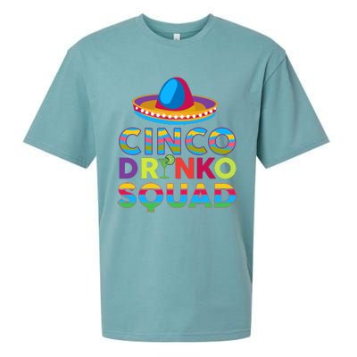 Cinco Drinko Squad T Cinco De Mayo Fiesta T Sueded Cloud Jersey T-Shirt