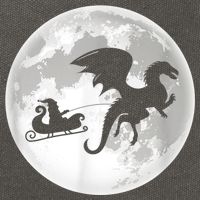 Christmas Dragon Santa Claus Moon Xmas Pajama Party Cotton Canvas Backpack