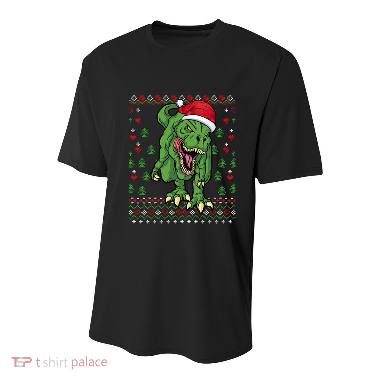 Christmas Dinosaur Scary Trex Ugly Xmas Sweater Gift Youth Performance Sprint T-Shirt
