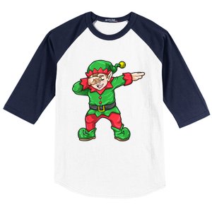 Christmas Dabbing Squad Family Matching Xmas Gift Baseball Sleeve Shirt