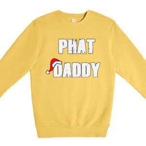 Christmas Daddy Santa Claus Father Family Matching Pajamas Premium Crewneck Sweatshirt