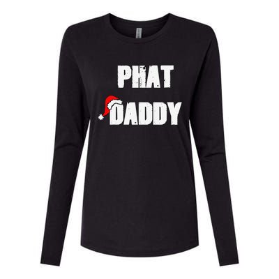 Christmas Daddy Santa Claus Father Family Matching Pajamas Womens Cotton Relaxed Long Sleeve T-Shirt