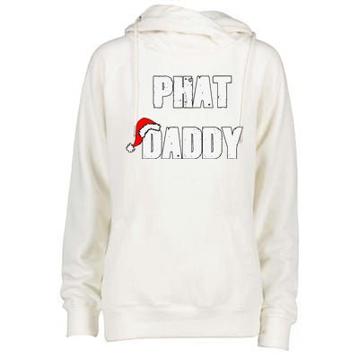 Christmas Daddy Santa Claus Father Family Matching Pajamas Womens Funnel Neck Pullover Hood