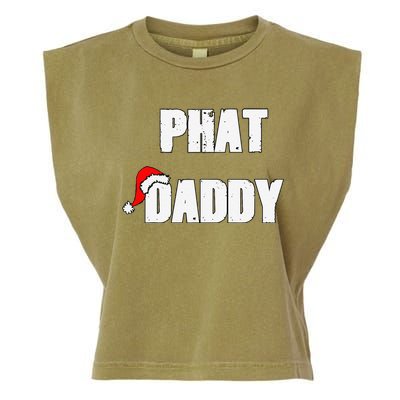 Christmas Daddy Santa Claus Father Family Matching Pajamas Garment-Dyed Women's Muscle Tee