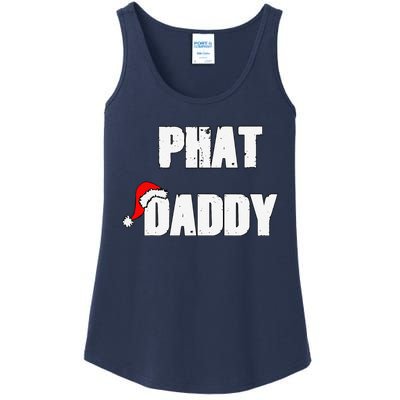 Christmas Daddy Santa Claus Father Family Matching Pajamas Ladies Essential Tank