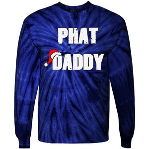 Christmas Daddy Santa Claus Father Family Matching Pajamas Tie-Dye Long Sleeve Shirt