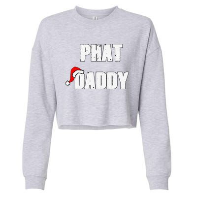 Christmas Daddy Santa Claus Father Family Matching Pajamas Cropped Pullover Crew