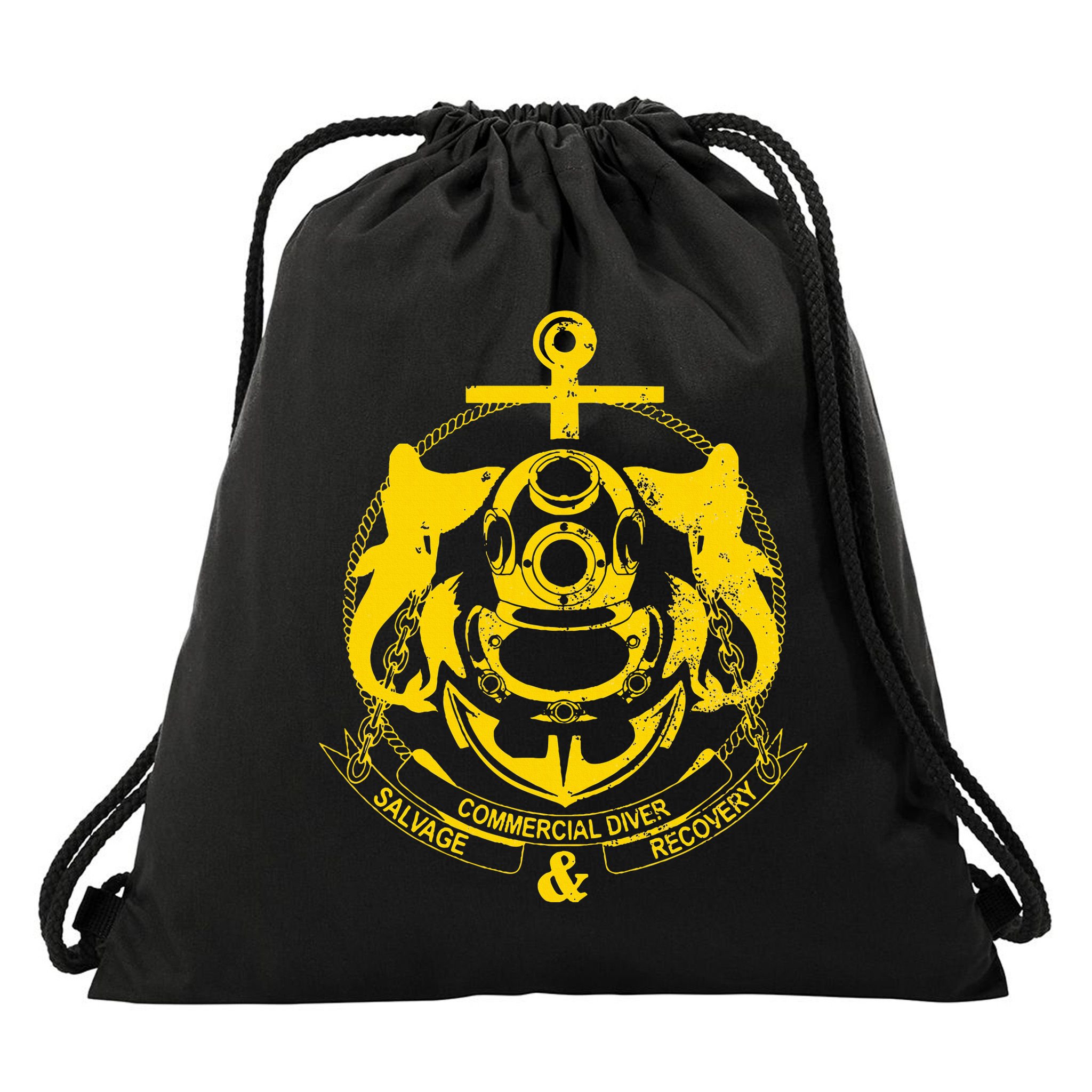 Commercial Diver Salvage Recovery Drawstring Bag