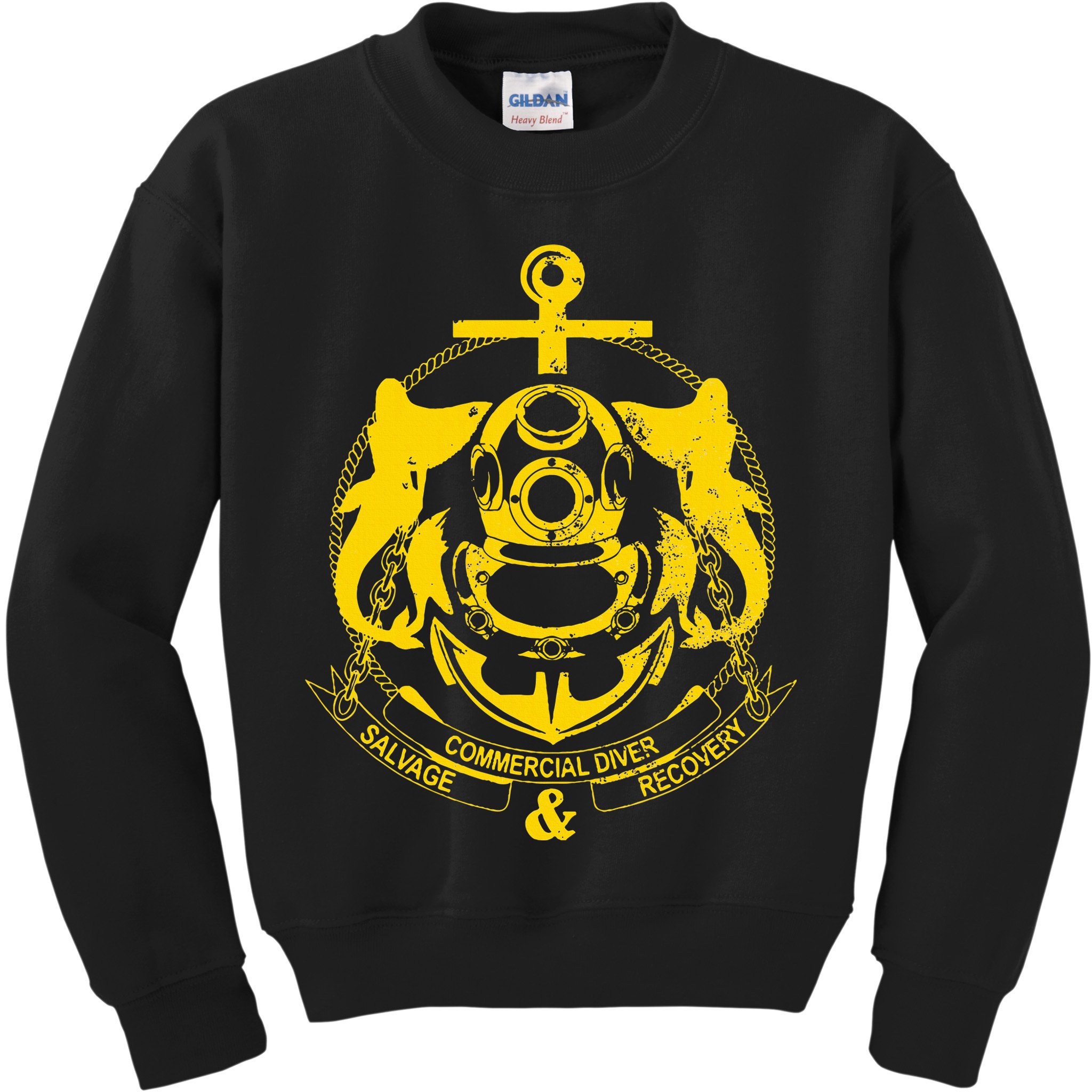 Commercial Diver Salvage Recovery Kids Sweatshirt