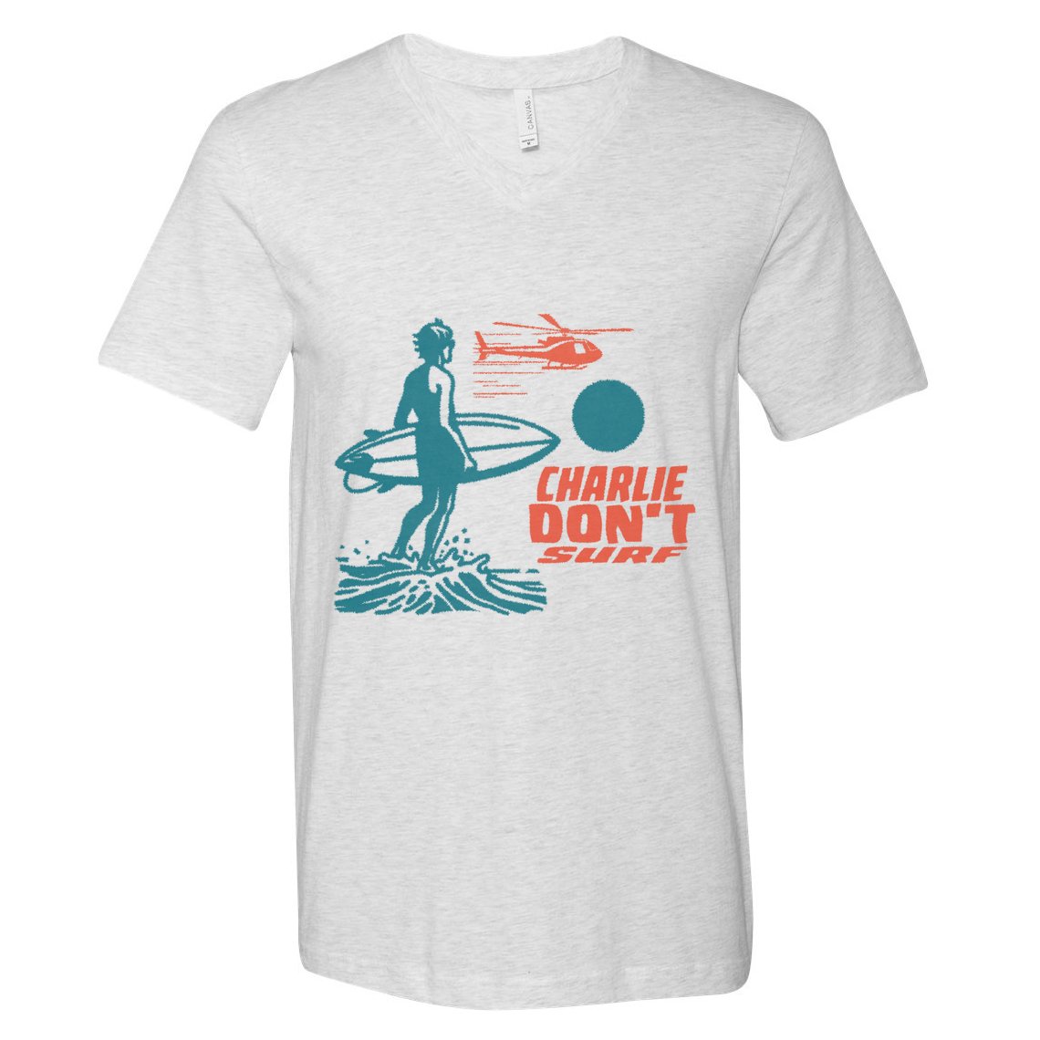 Charlie DonT Surf V-Neck T-Shirt