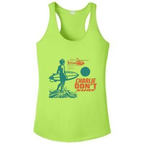 Charlie DonT Surf Ladies PosiCharge Competitor Racerback Tank