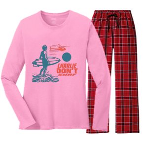 Charlie DonT Surf Women's Long Sleeve Flannel Pajama Set 